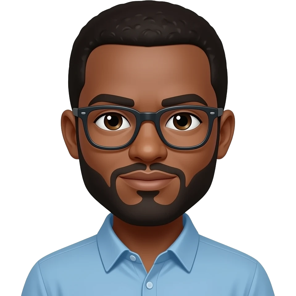 Make the men black emoji