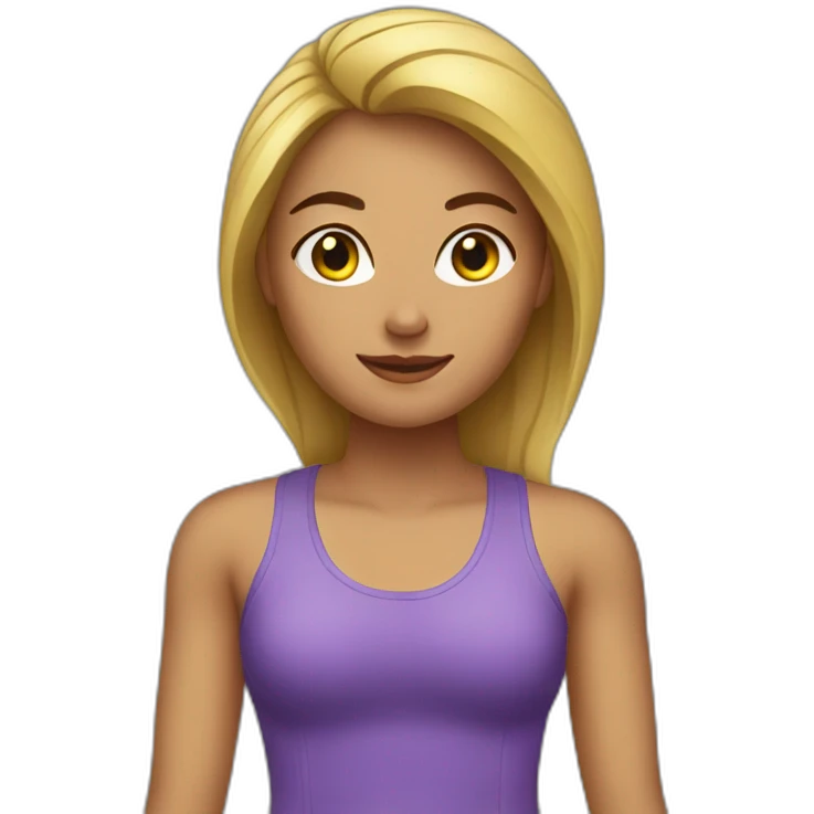 Mujer fitness  emoji