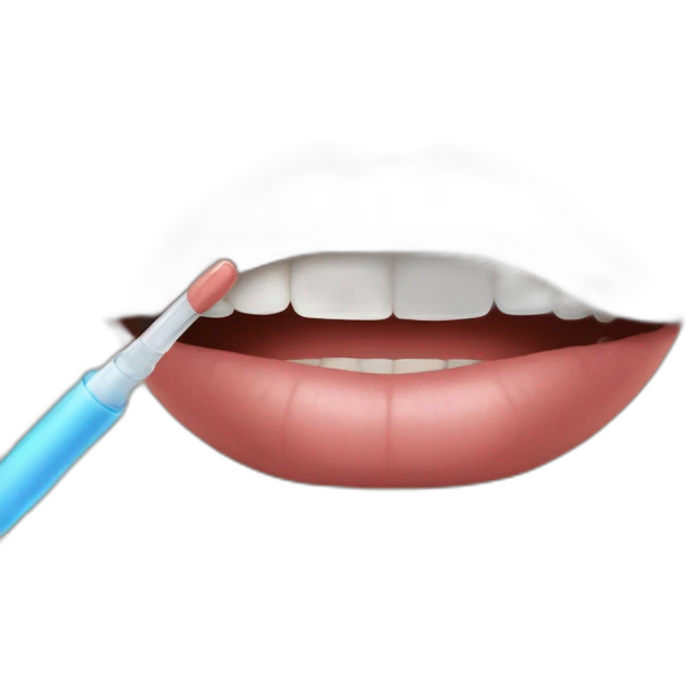 Filler injection lips emoji