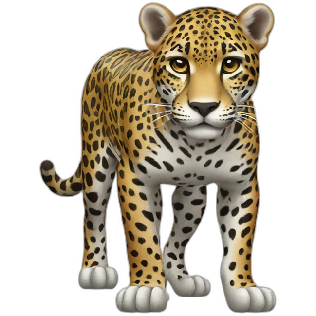 Jaguar full body emoji