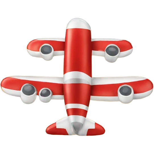 Plane with Christmas lights  emoji