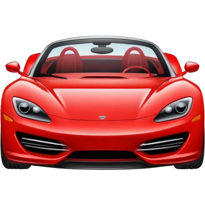 red sports car emoji