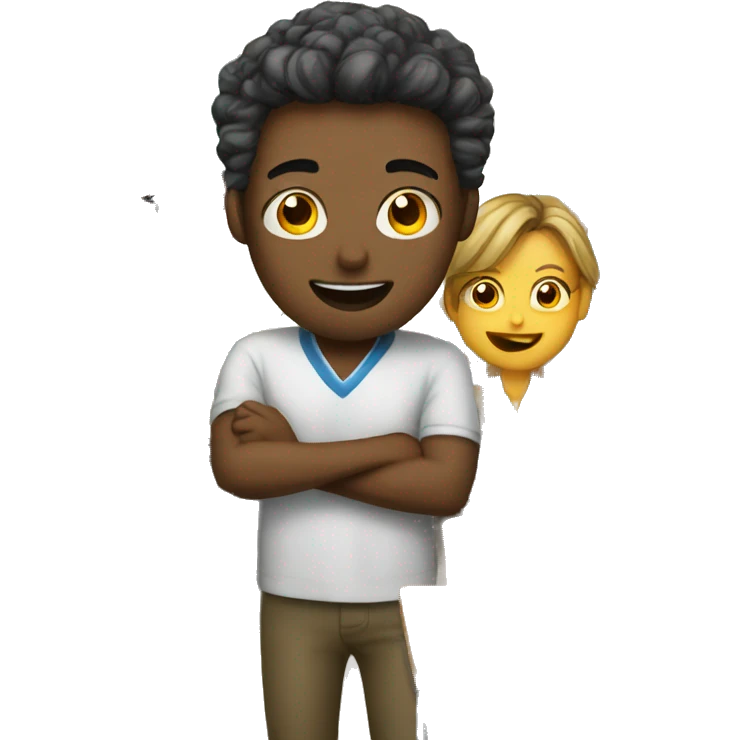 A classroom with crazy people emoji