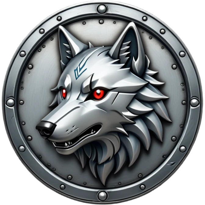 Witcher wolf medallion emoji