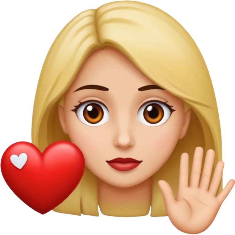 mujer con ojos saltones de corazon mirando hacia la derecha emoji