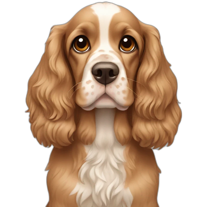 Cocker spaniel canela emoji
