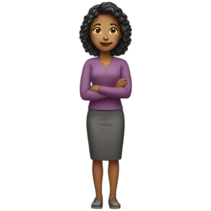 Woman standing emoji