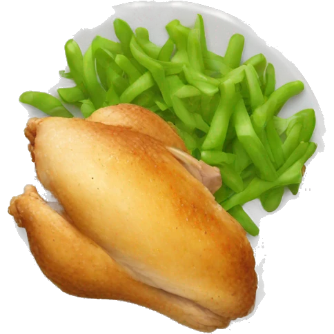 Lunch chicken  emoji