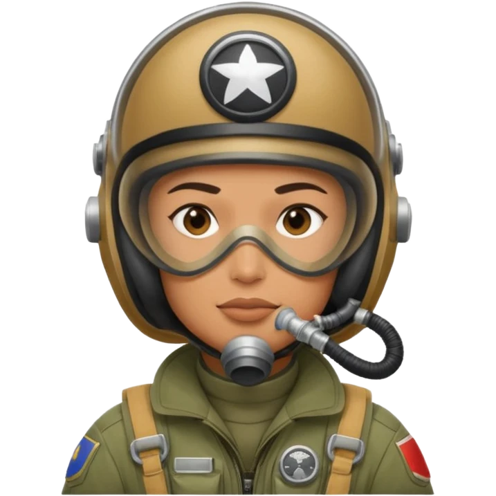 Aviador de combate emoji