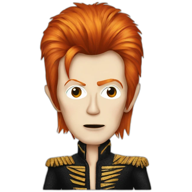 David Bowie as Ziggy Stardust emoji