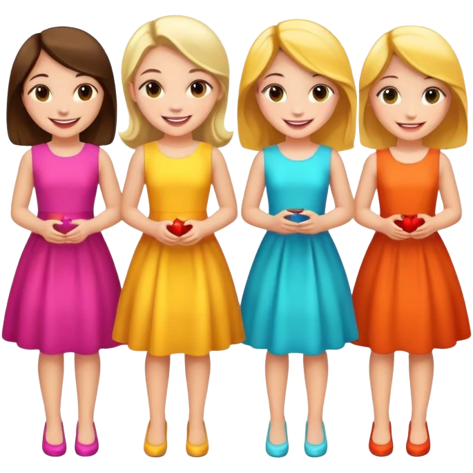 Girly girls emoji