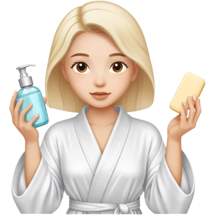 clean girl routine  emoji