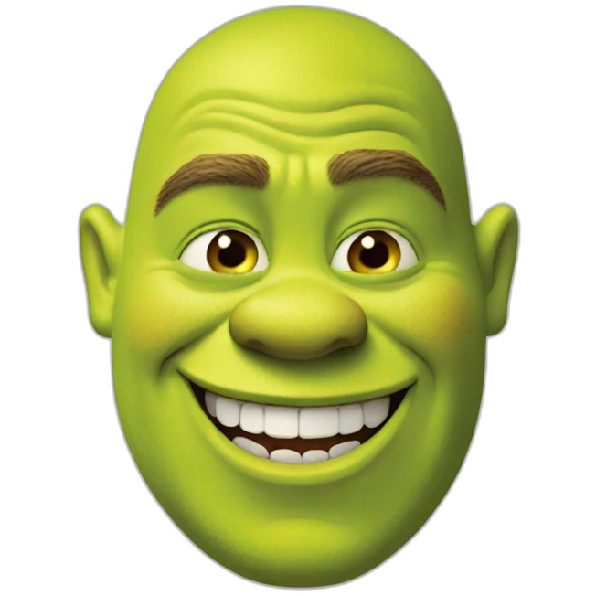 shrek smile emoji