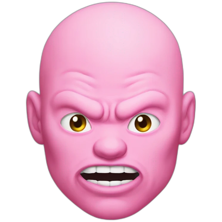 Majin Buu with Mac  emoji