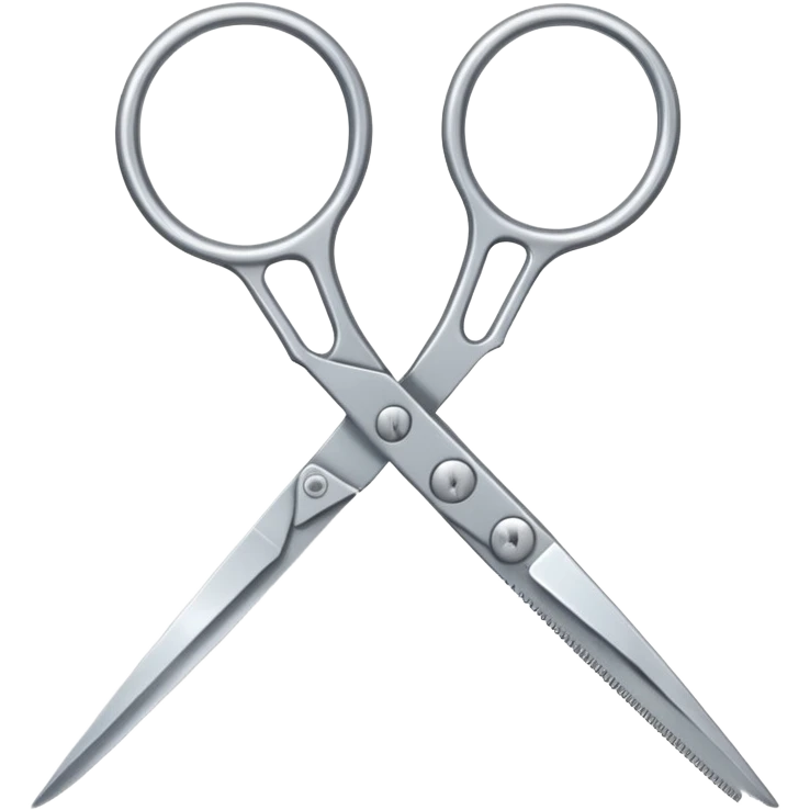 two scissors scissoring emoji