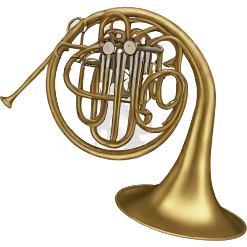 purple french horn emoji
