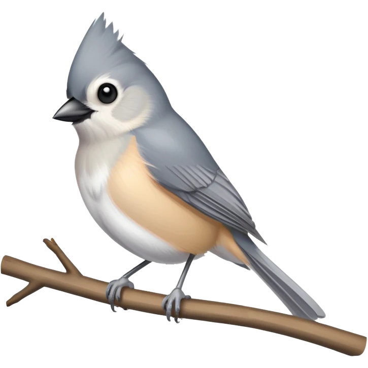 Tufted Titmouse emoji