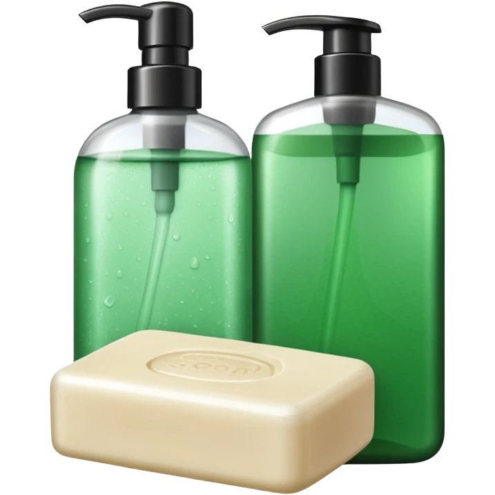 Soap and shampoo emoji