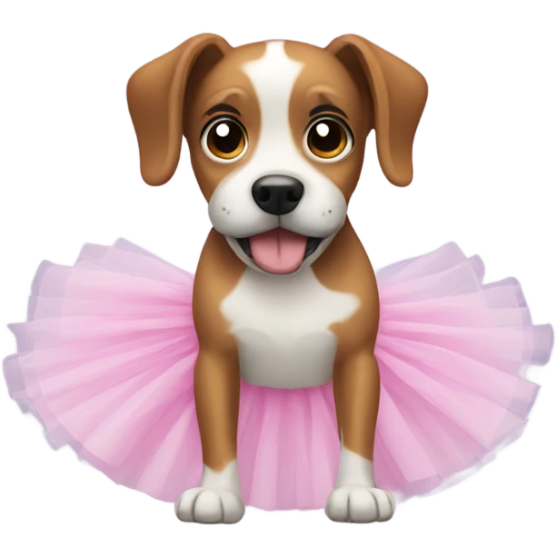 dog with tutu emoji