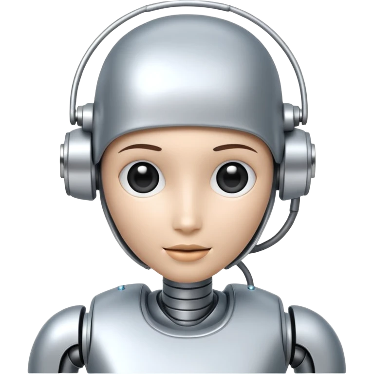 Generate a robotic medical AI assistant emoji