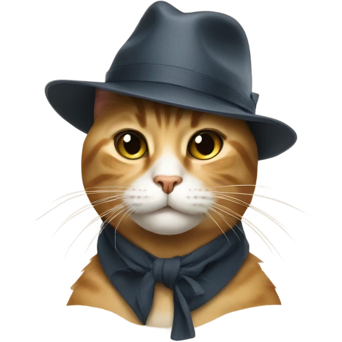 cat wearing a hat emoji