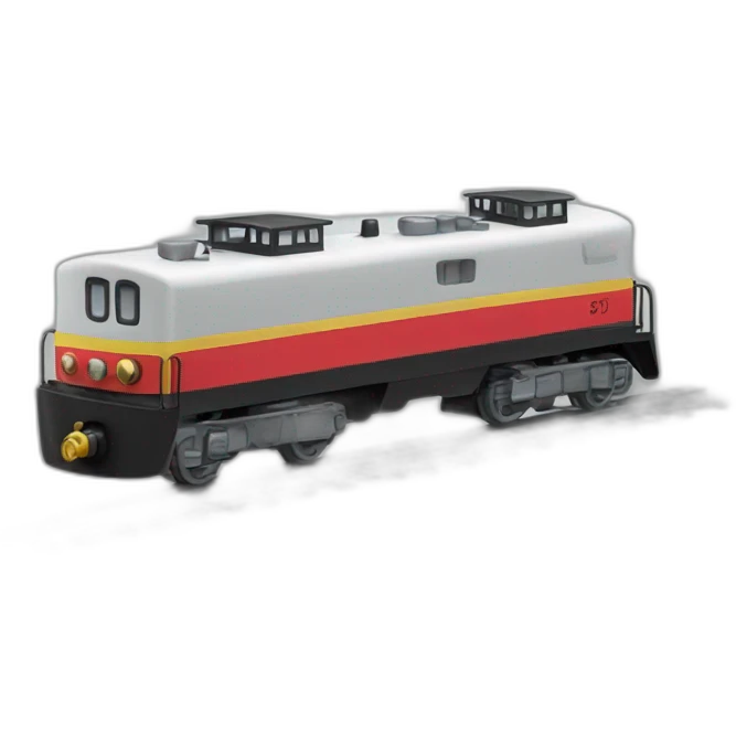 Toys realistic train emoji