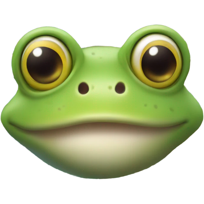 Stoned frog emoji