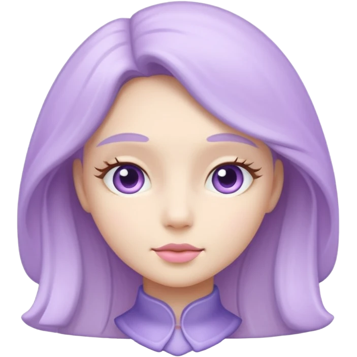 porcelain lilac emoji