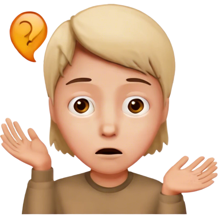 i dont know emoji