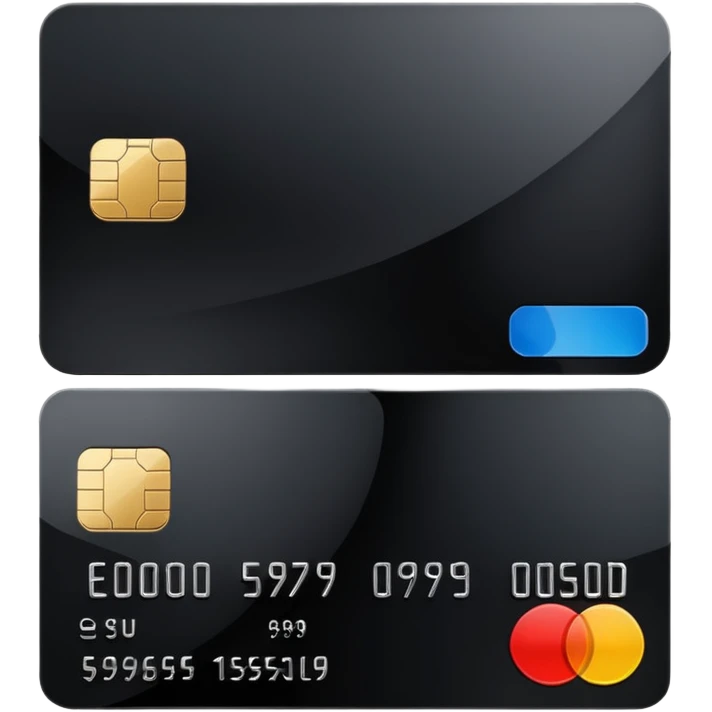 black credit card, no text emoji