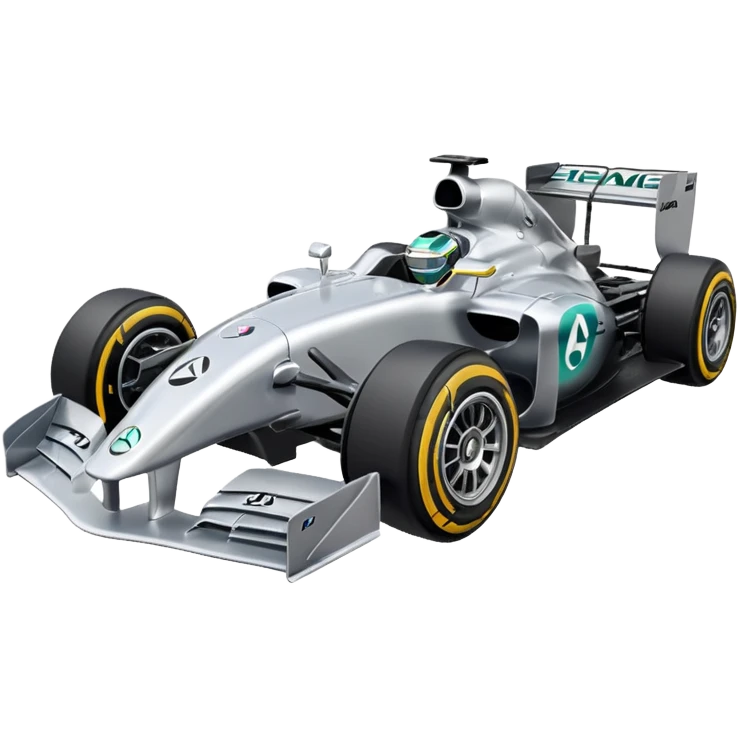 F1 Mercedes AMG emoji