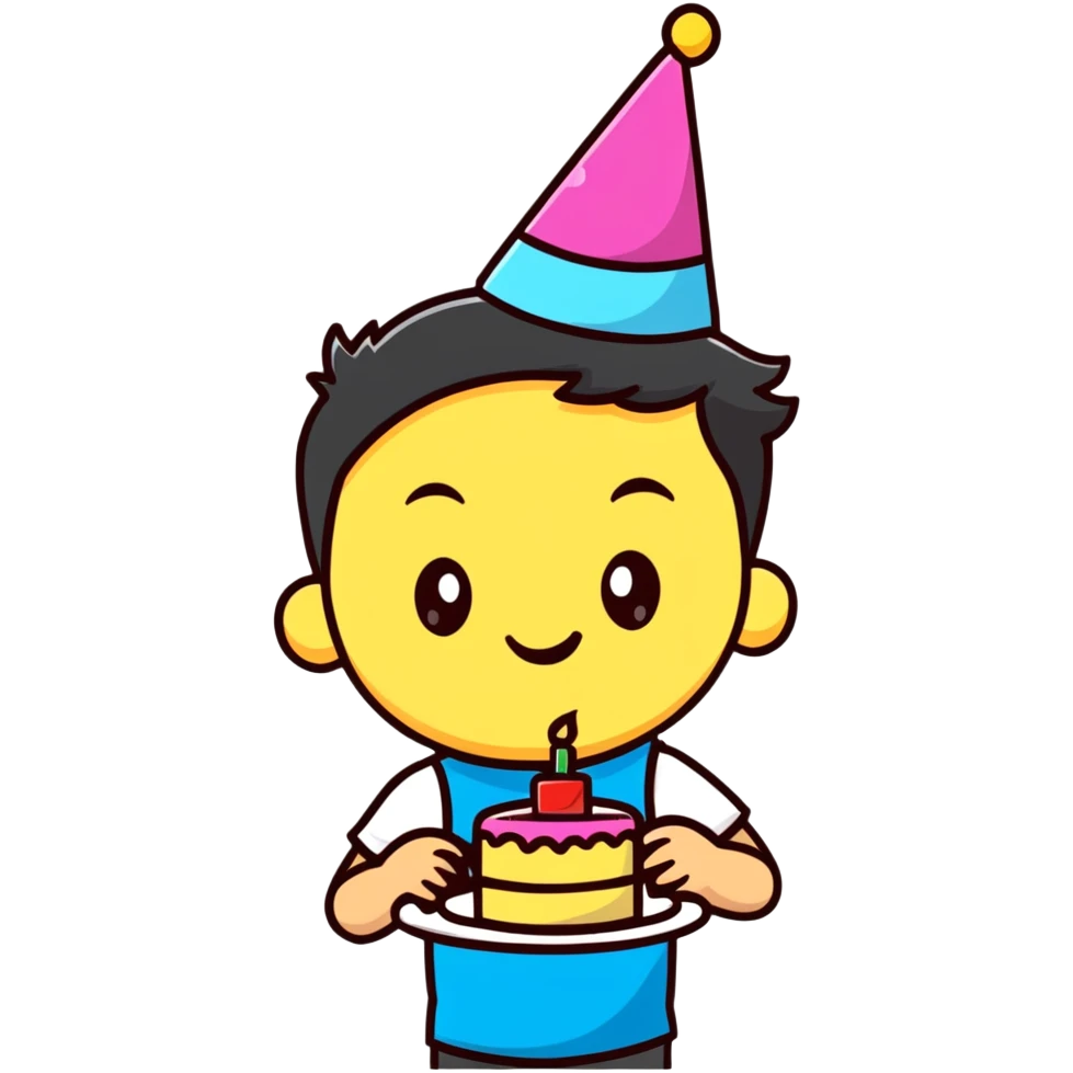 17 birthday boy emoji