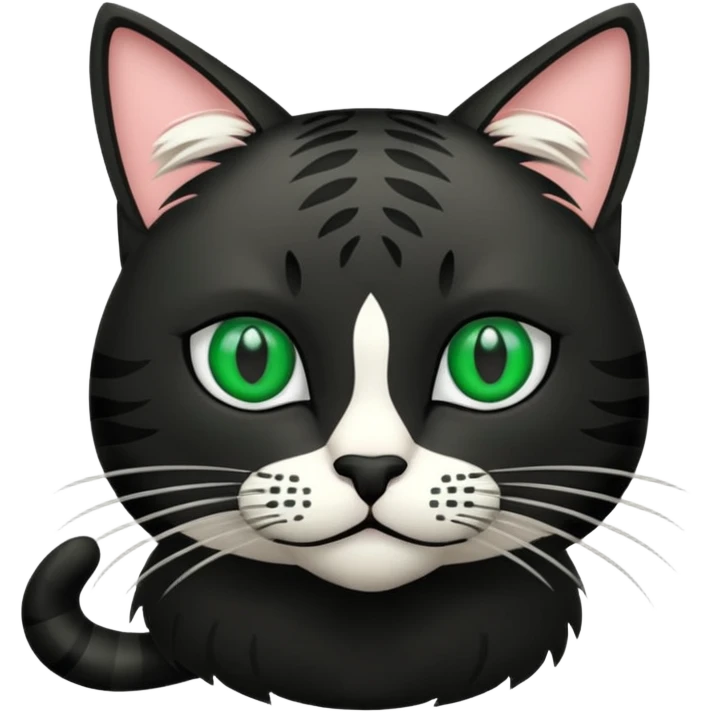 Katze sitzt auf bank emoji