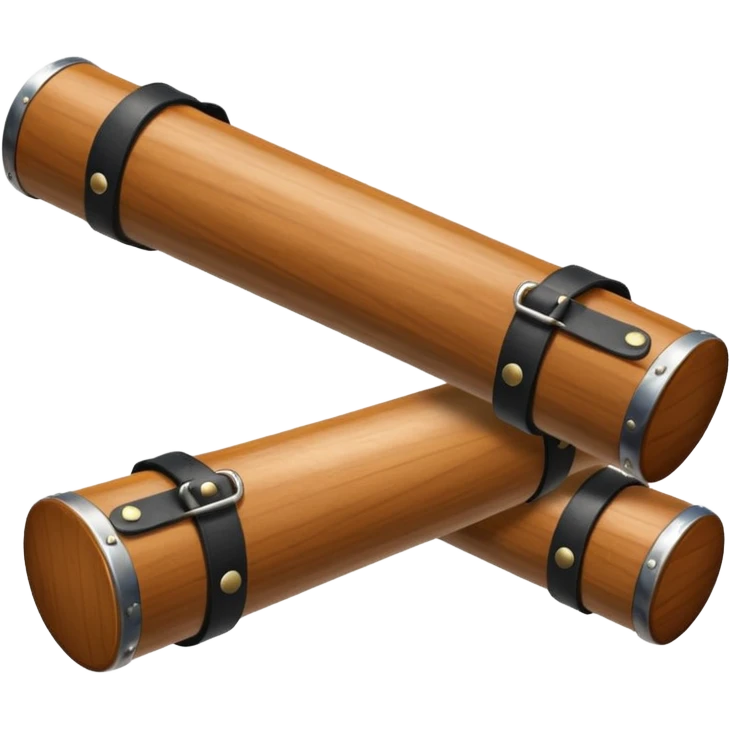 two police truncheon emoji