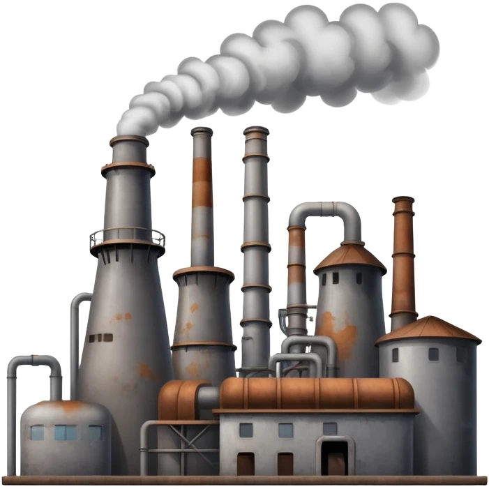 polluting factory emoji