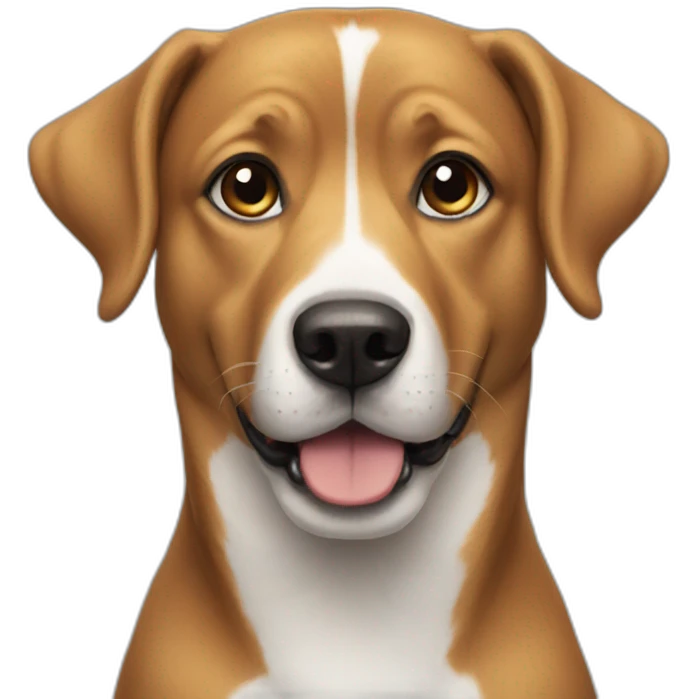 Smart dog emoji