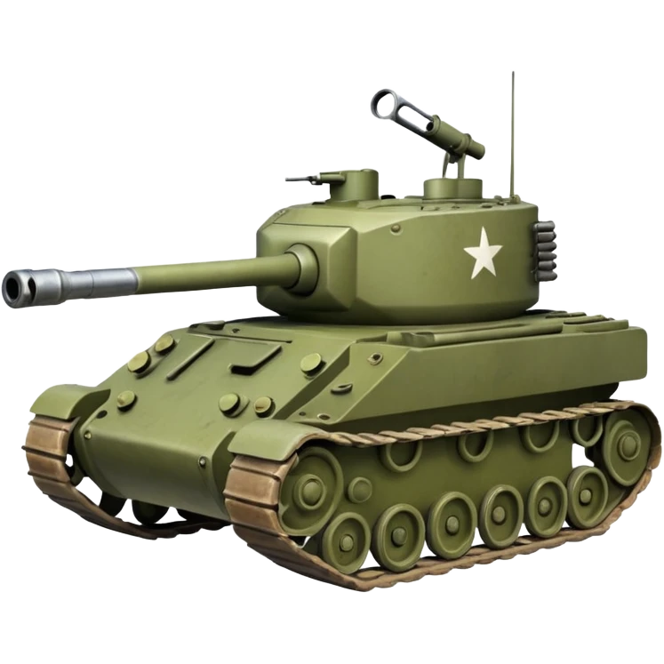 Generate a realistic tank emoji