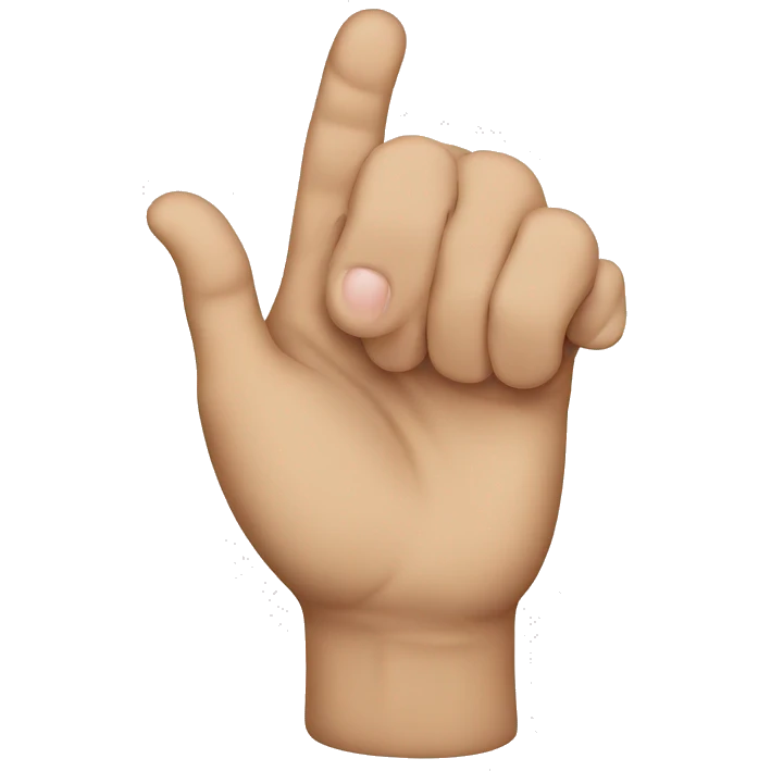missing thumb emoji