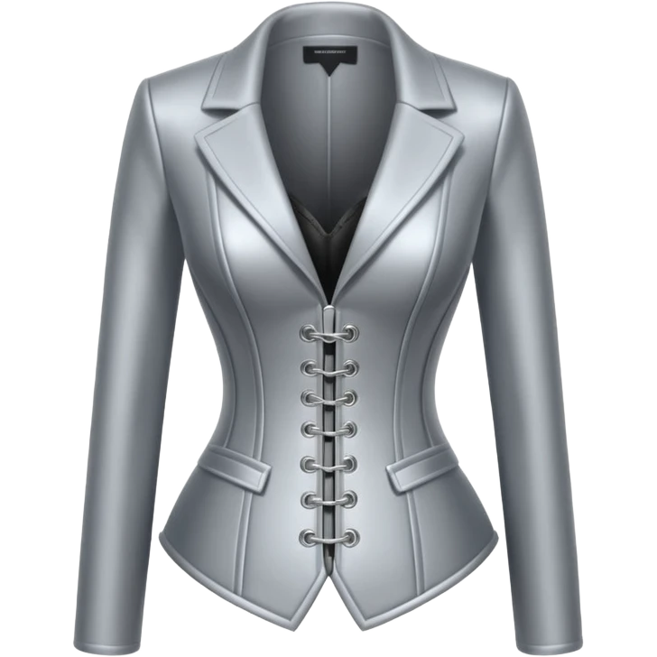 steel corset-blazer emoji