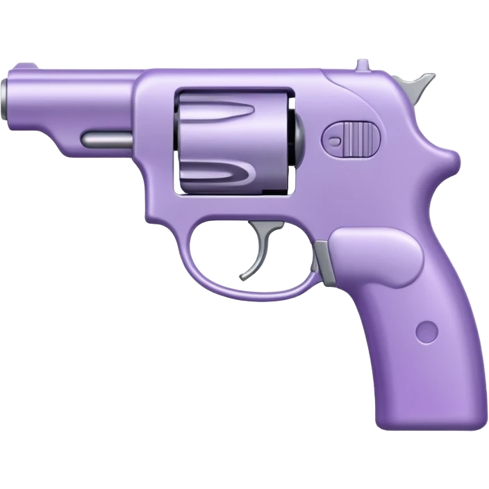 Pale purple gun emoji