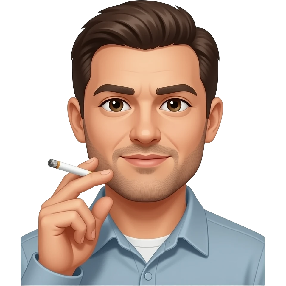 🫪 emoji smoking emoji