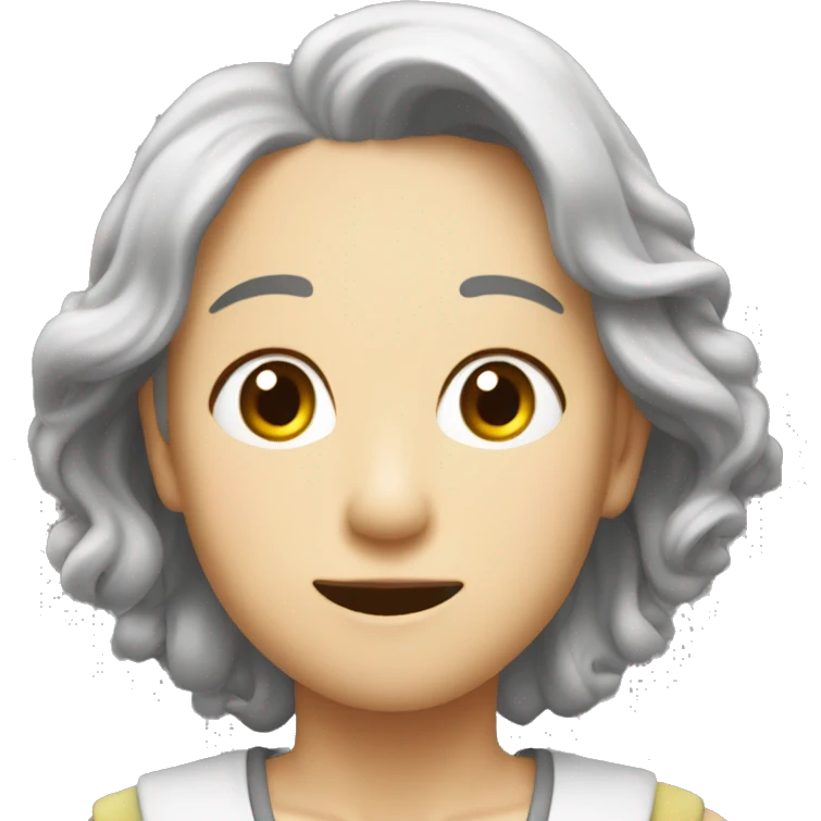 전화하는 우울한 여자 emoji