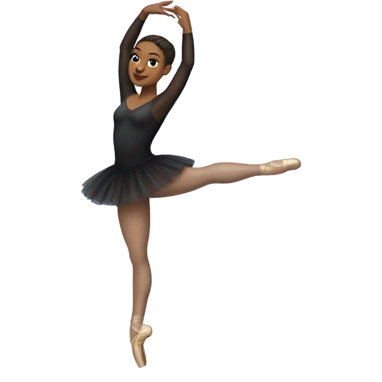 Ballet dancer in thigh highs emoji