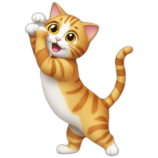 cat dab emoji