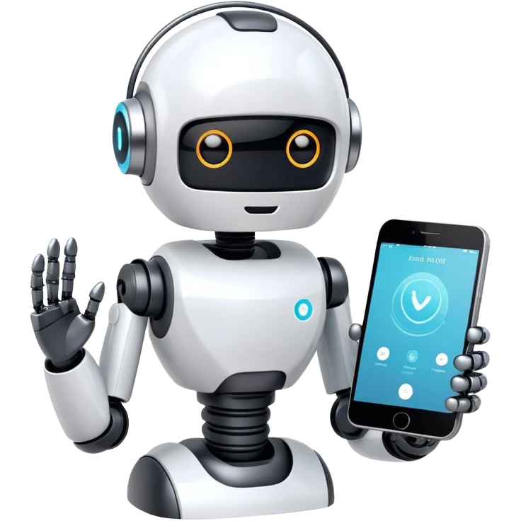 futuristic smart home robot assistant for 2025 emoji