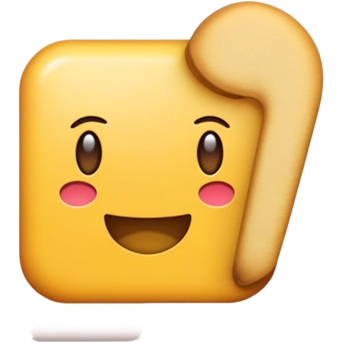 Hnedá border kolia s loptou v hube emoji