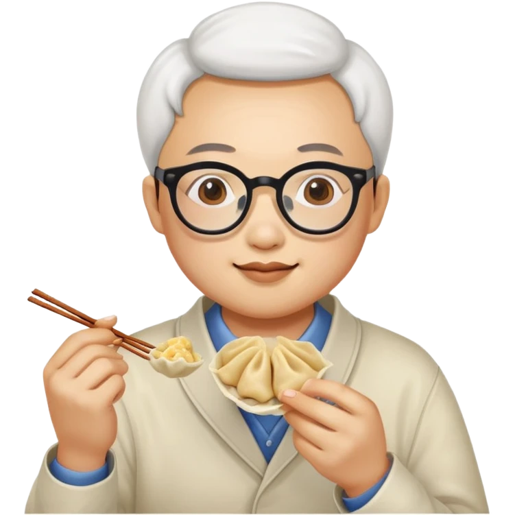 안경만두 emoji