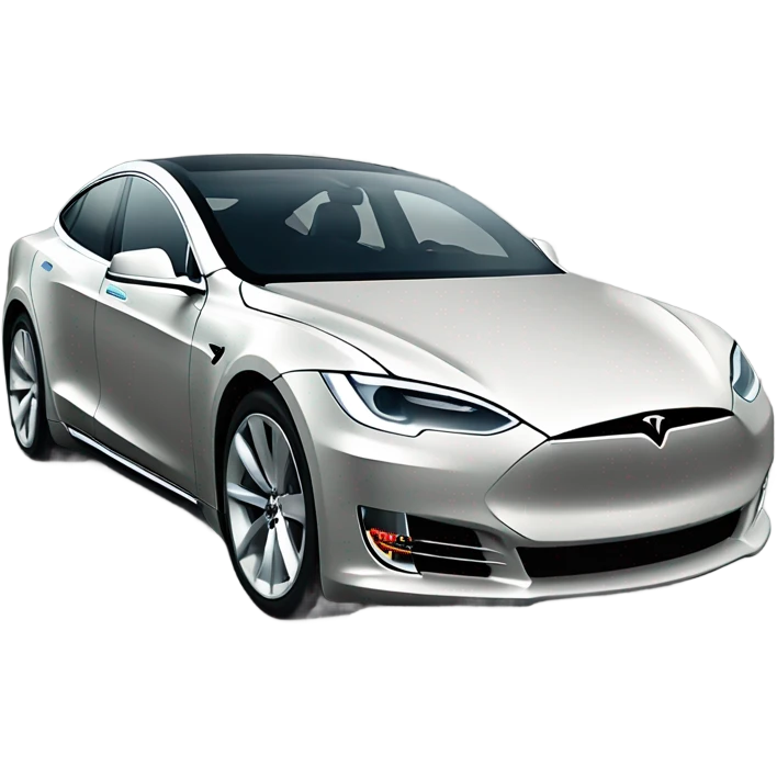 Tesla with Lexani rims emoji