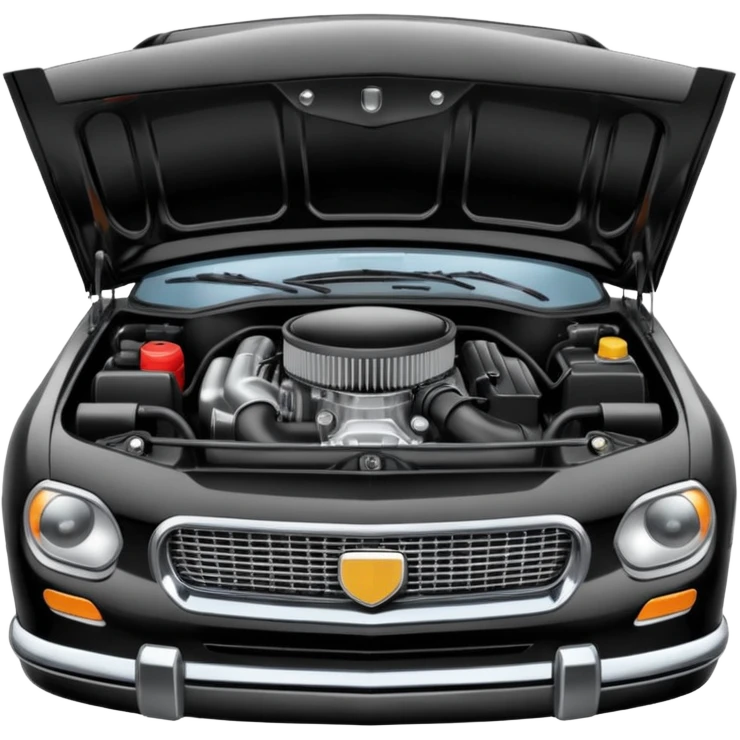 Open car hood emoji