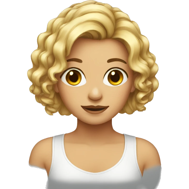 girl hair emoji